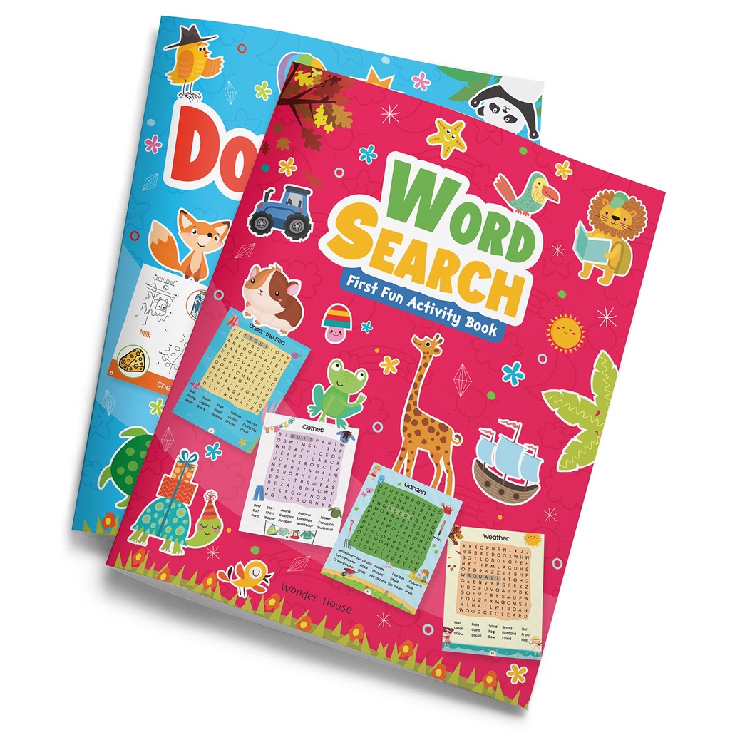 [FUNBOOK] My First Fun Activity : Boxset Of 4 Books / dot to dot /mazes ...