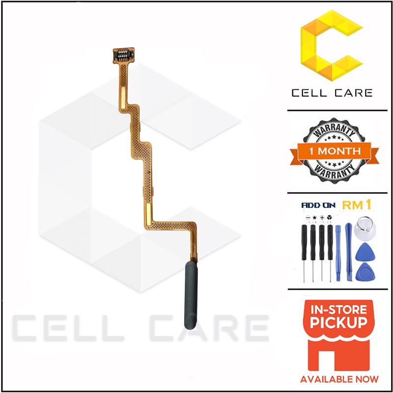 CellCare Fingerprint Finger Button Sensor Power On Off switch Flex ...