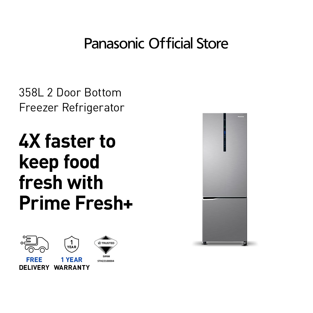 Panasonic NRBC360 2Door Bottom Freezer Refridgerator (358L) NR