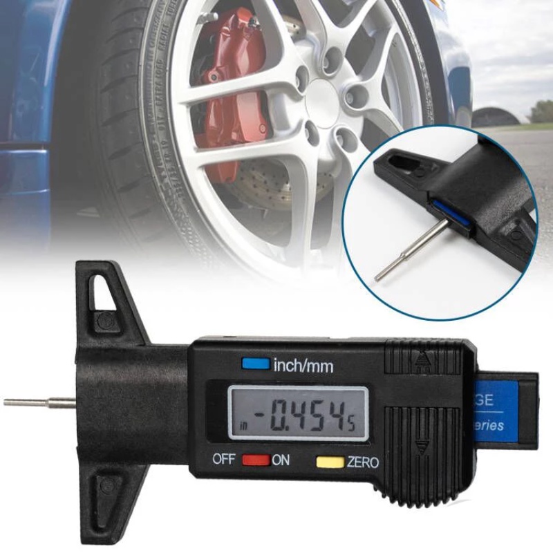 Digital Depth Caliper Tire Depth Gauge Tire Tread Depth Gauge Tire