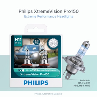 Philips X-treme Vision Pro150 9005 Hb3 12v 60w +150% Bright Car