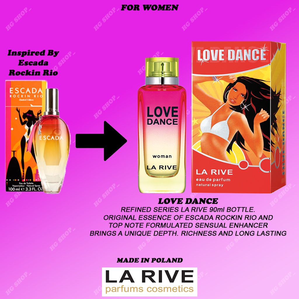 PERFUME LA RIVE LOVE DANCE EDP 90ml (ORIGINAL) | Shopee Malaysia
