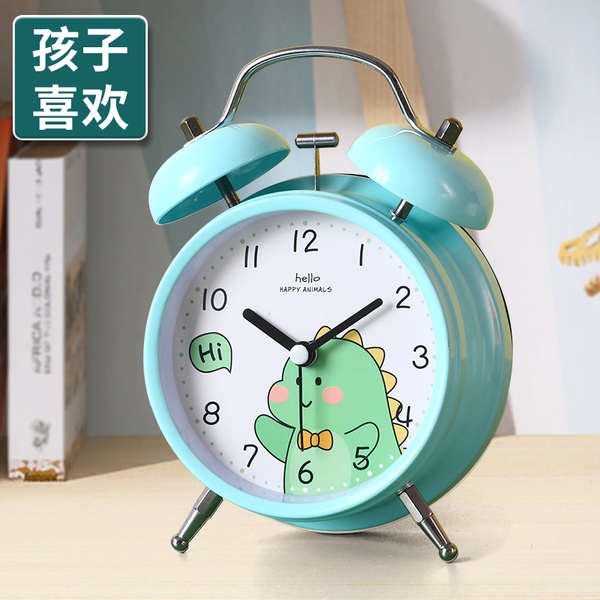 Cartoon Dinosaur Alarm Clock Powerful Wake Up Primary School Students