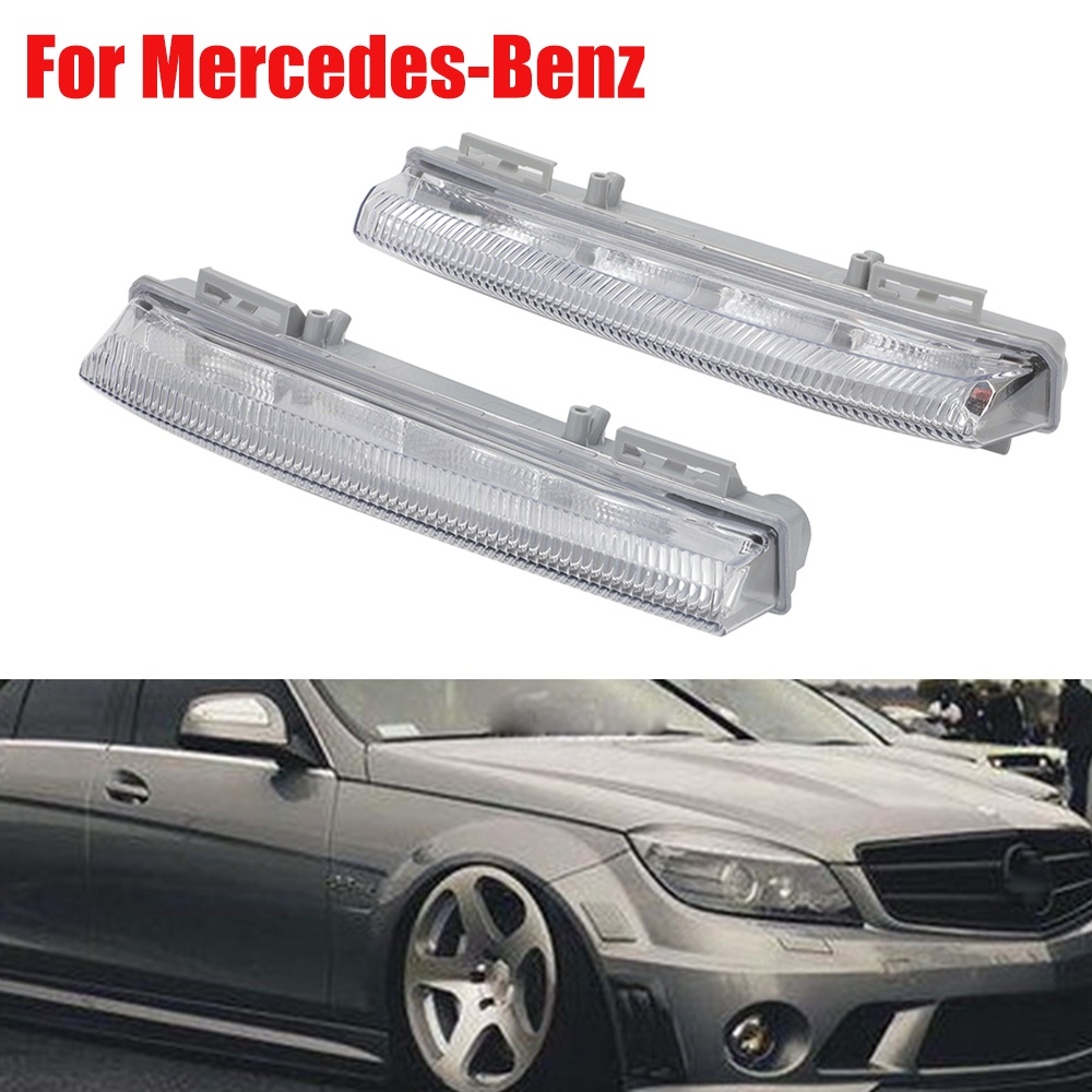 Car Front LED DRL Daytime Running Lamp Fog Light For MercedesBenz W204