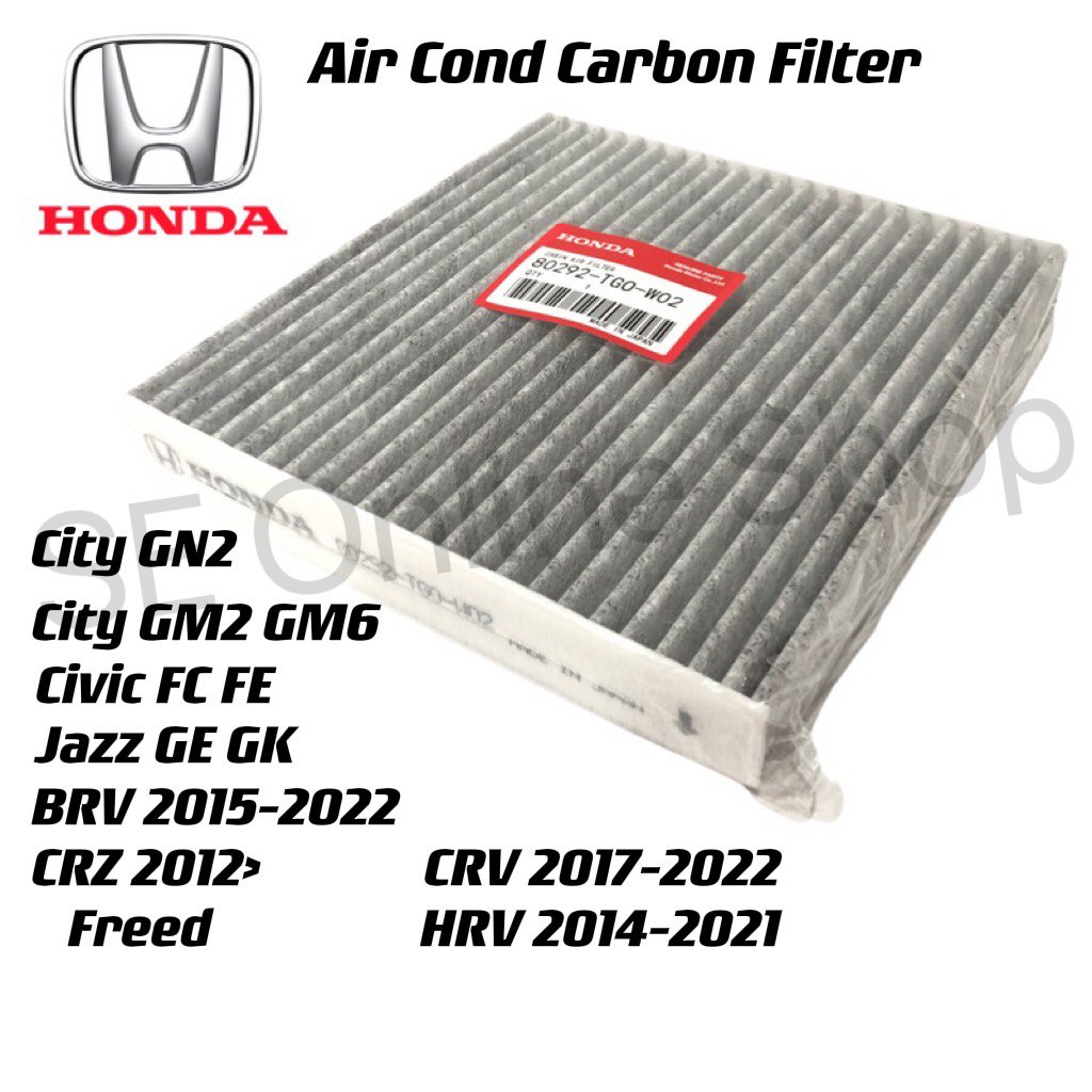 Carbon Aircond Filter Honda City GM2 GM6 GN2,Civic FC FE,HRV,BRV,Freed