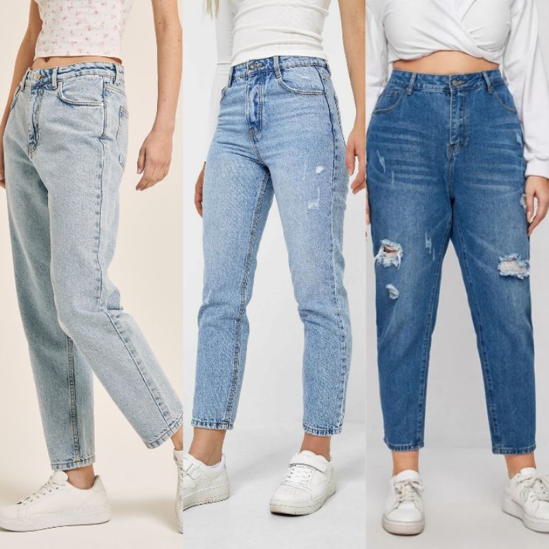 Momfit Boyfriend Jeans Malaysia Ready stock. | Shopee Malaysia