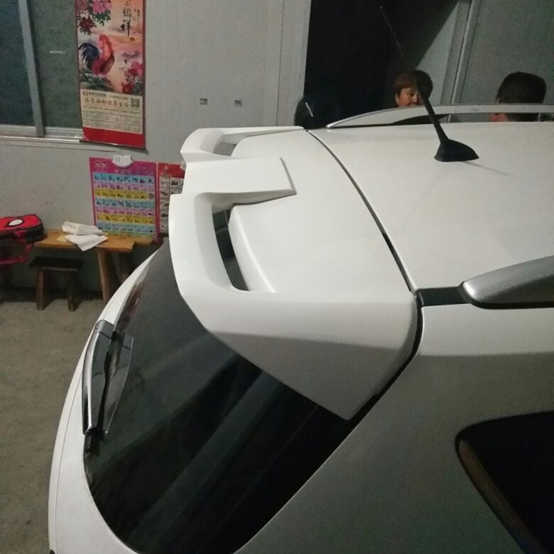 Spoiler Posteriore ABS Per Ford Escape Kuga ST 2013-2017 | Spoiler Nero Non Verniciato Per Bagagliaio - 5