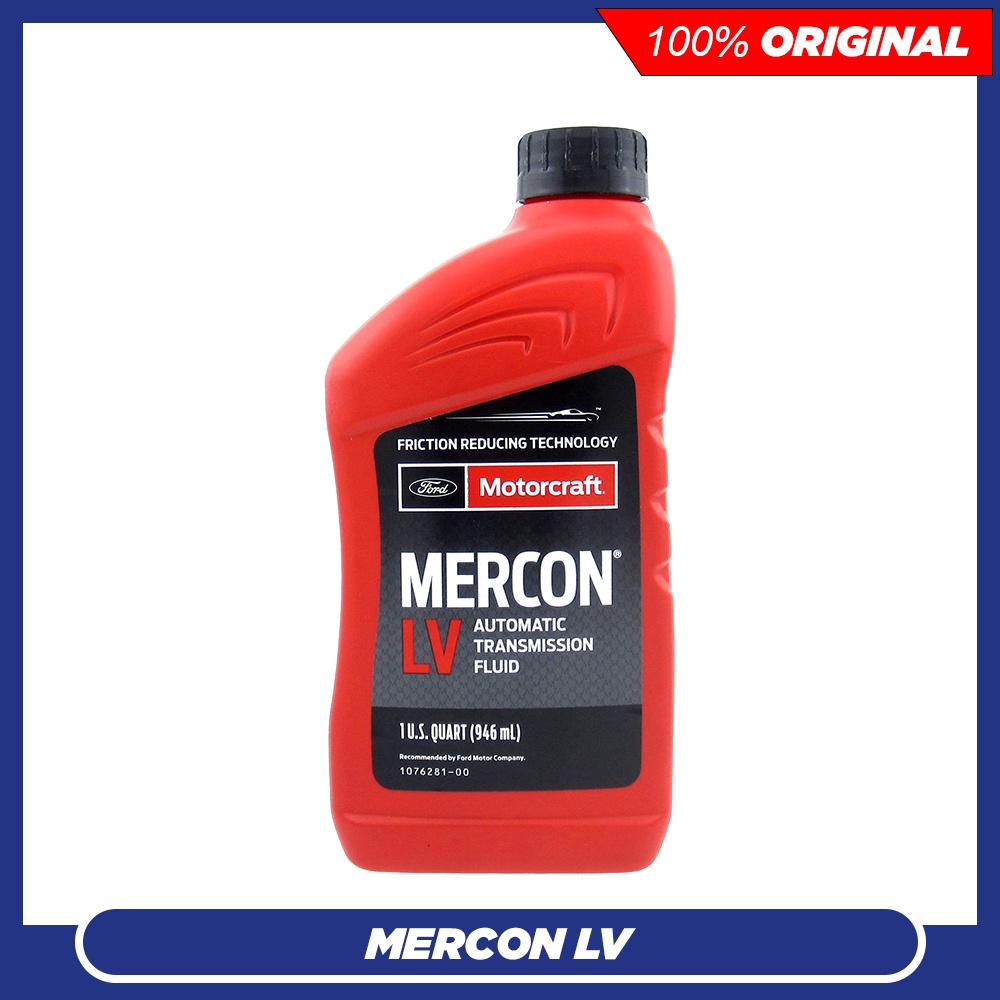 MOTORCRAFT ATF MERCON LV Auto Transmission Fluid (1QT/946ml) Ford