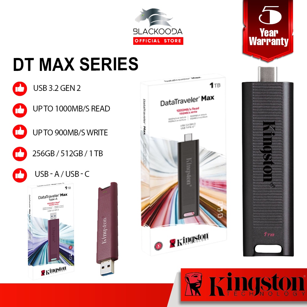 Kingston DataTraveler Max USB 3.2 Gen 2 High Performance USB Flash