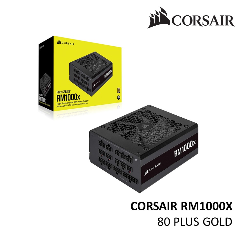 CORSAIR RM1000X 1000W 80 PLUS GOLD FULL MODULAR POWER SUPPLY 1000W