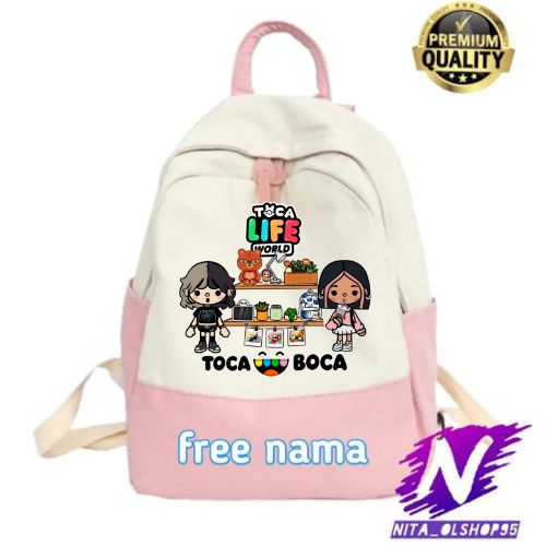 Toca boca Backpack Kids toca world life game Shopee Malaysia