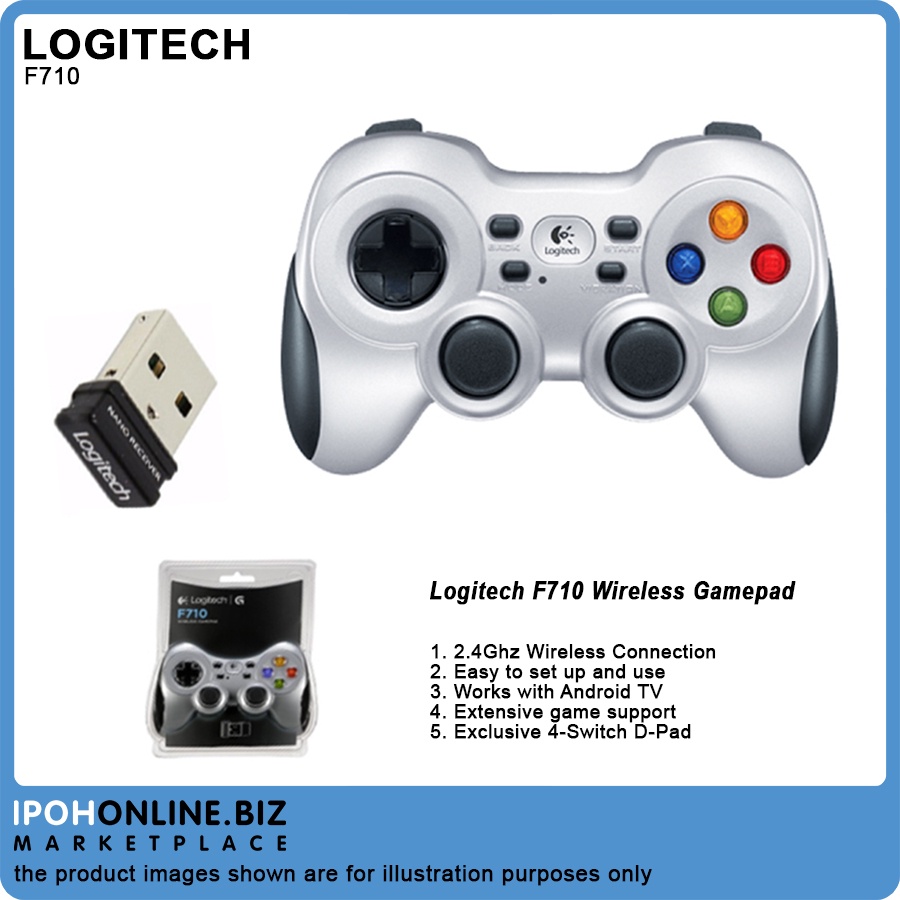 Logitech F710 Wireless Gamepad | Shopee Malaysia