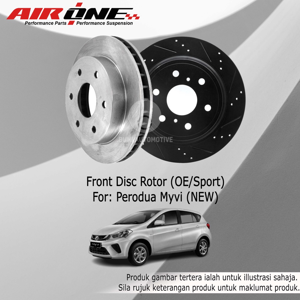 Perodua Myvi 20182023 New Myvi D20N Front (Depan) Disc Rotor Racing