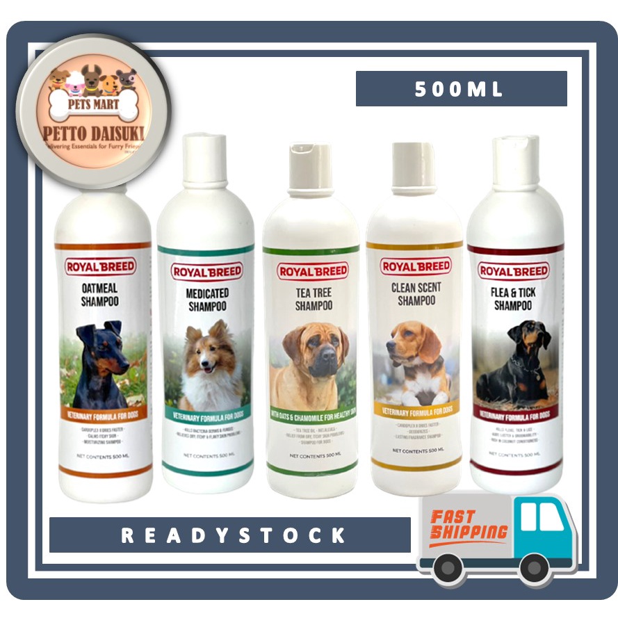 ROYAL BREED [ Oatmeal / Medicated / Flea & Ticks / Clean Scent /Tea ...