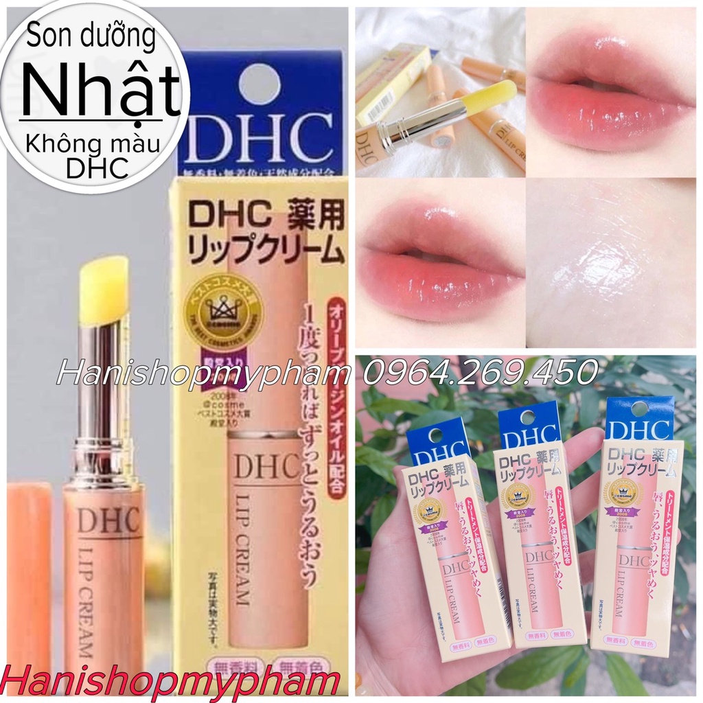 Dhc Japanese Colorless Lip Balm Blurs And Reduces Lip Cream Genuine ...