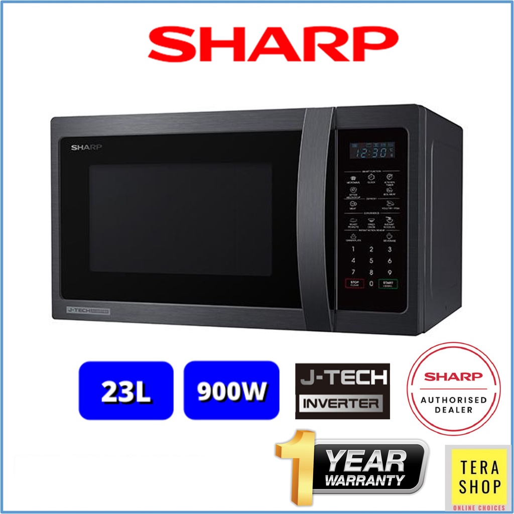 Sharp R259EBS 23L JTech Inverter Basic Microwave Oven R259E Shopee