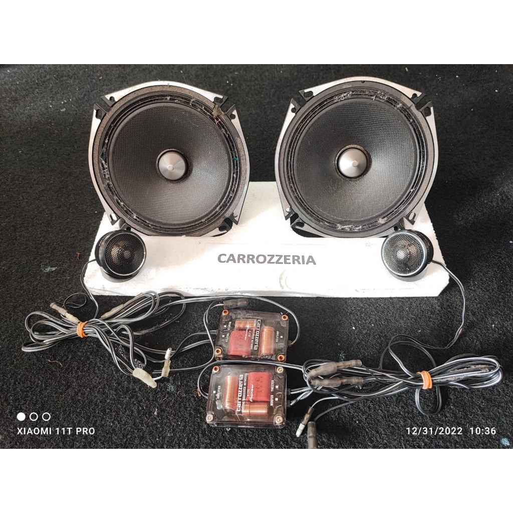 Pioneer Carrozzeria TS-C1710A Tatinum black series Speaker