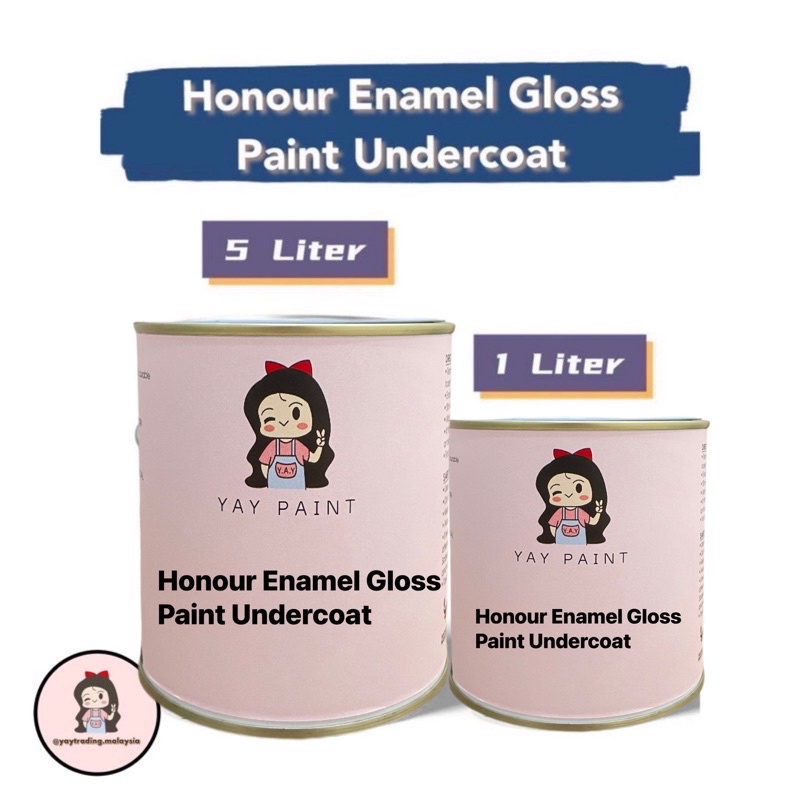 1L // 5L ENAMEL GLOSS PAINT UNDERCOAT Shopee Malaysia