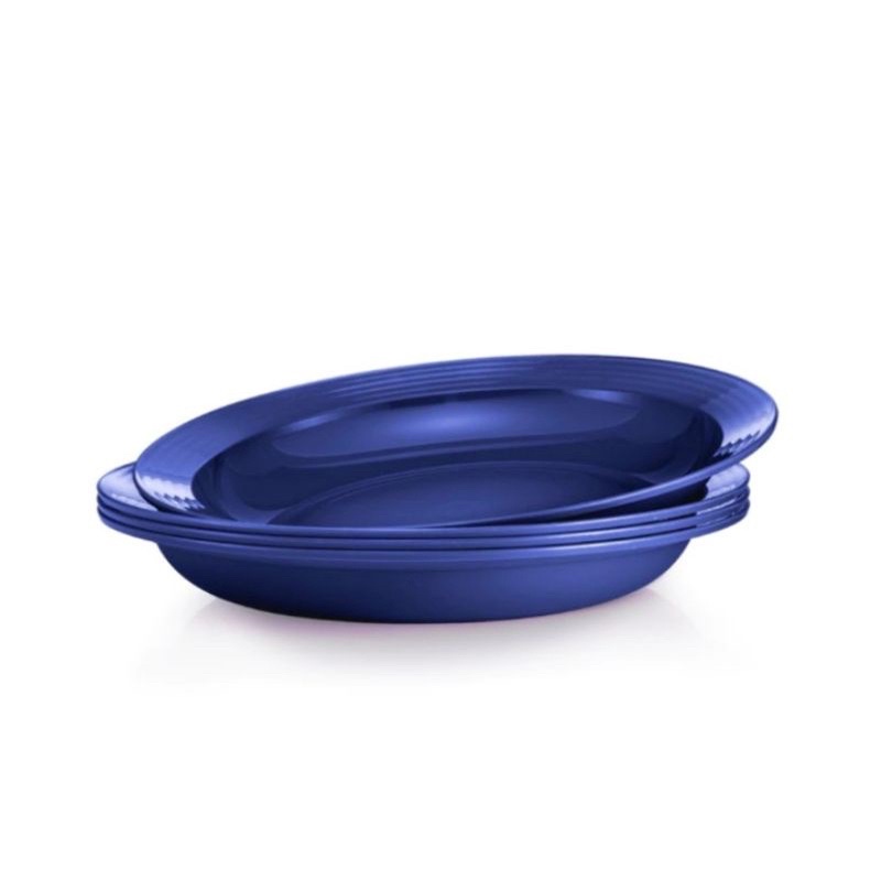 pinggan warna biru tupperware (1 pcs) Shopee Malaysia