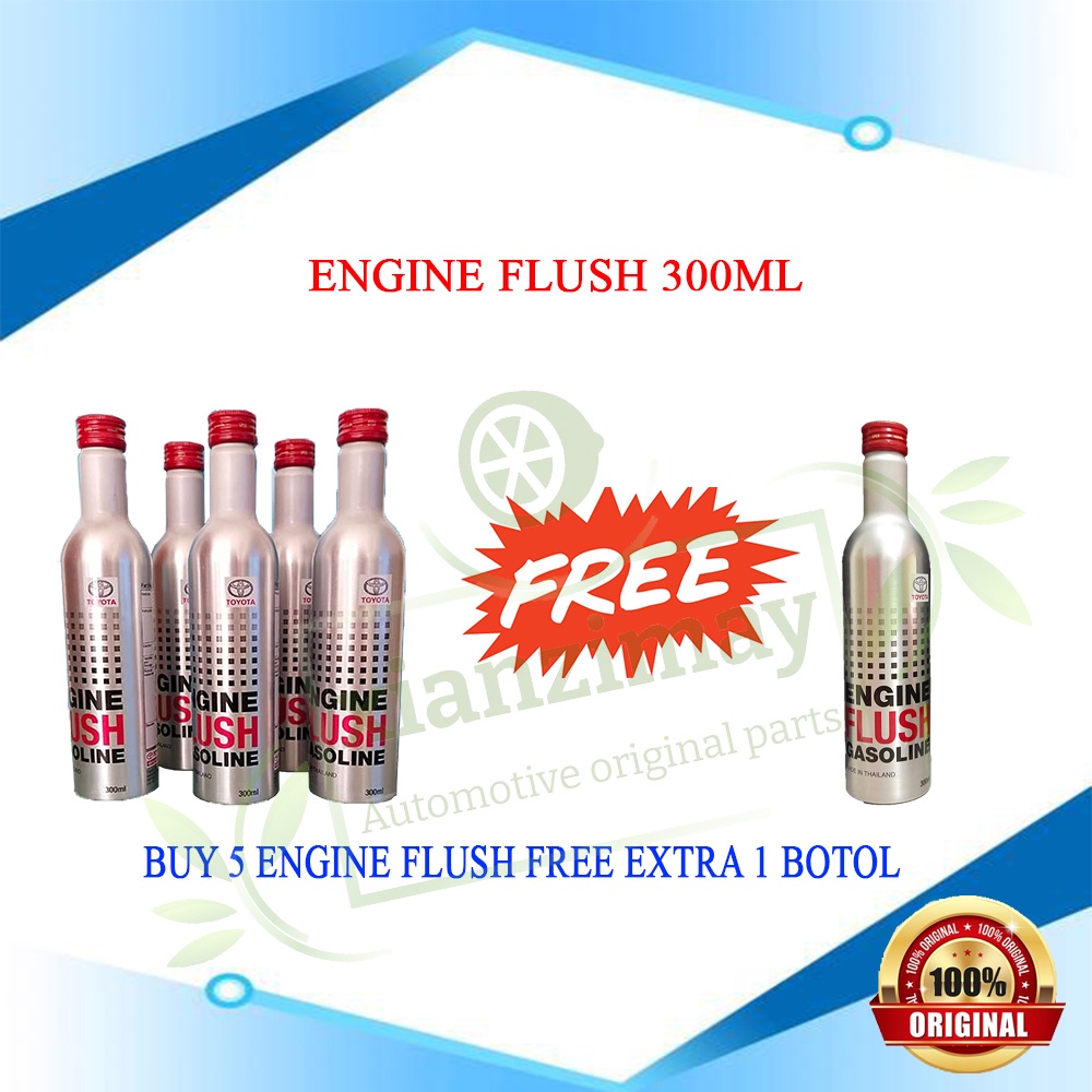 ORIGINAL TOYOTA GENUINE ENGINE FLUSH ADDITIVE/GASOLINE (300ml) BUY 5