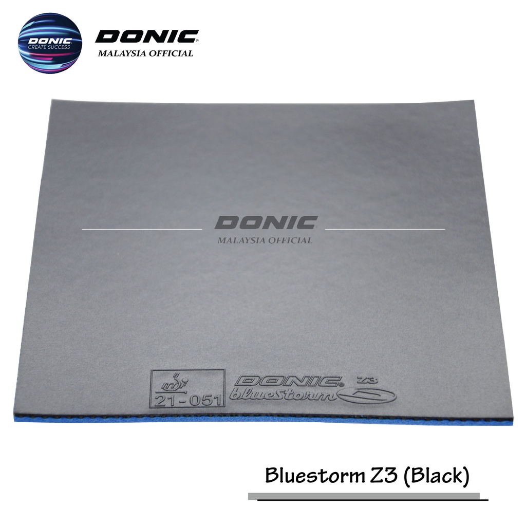 Donic Bluestorm Z3 Superb Great Feel Table Tennis Rubber Shopee Malaysia