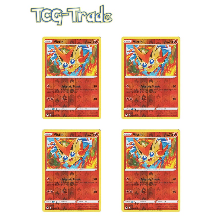 [Pokemon Player's Section] Play Set SIT 23 Victini Reverse Holo