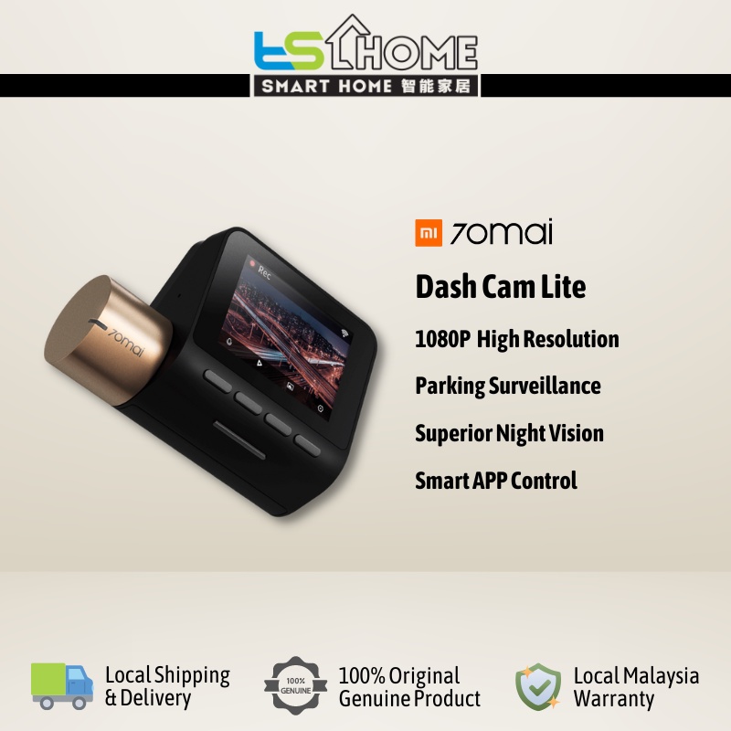 70mai Dash Cam D08 Dashcam Lite Car Camera Dash Cam WiFi APP Control