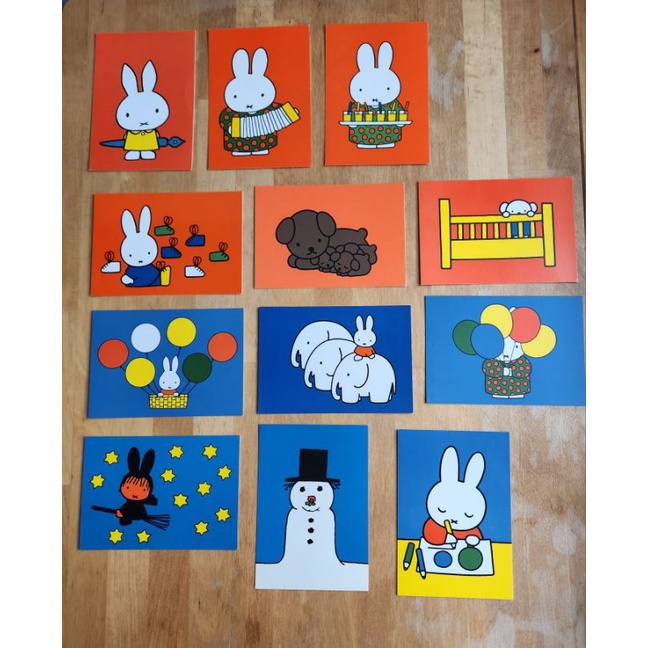 Dick Bruna Miffy Rabbit Postcards from Netherlands Part B | Shopee Malaysia