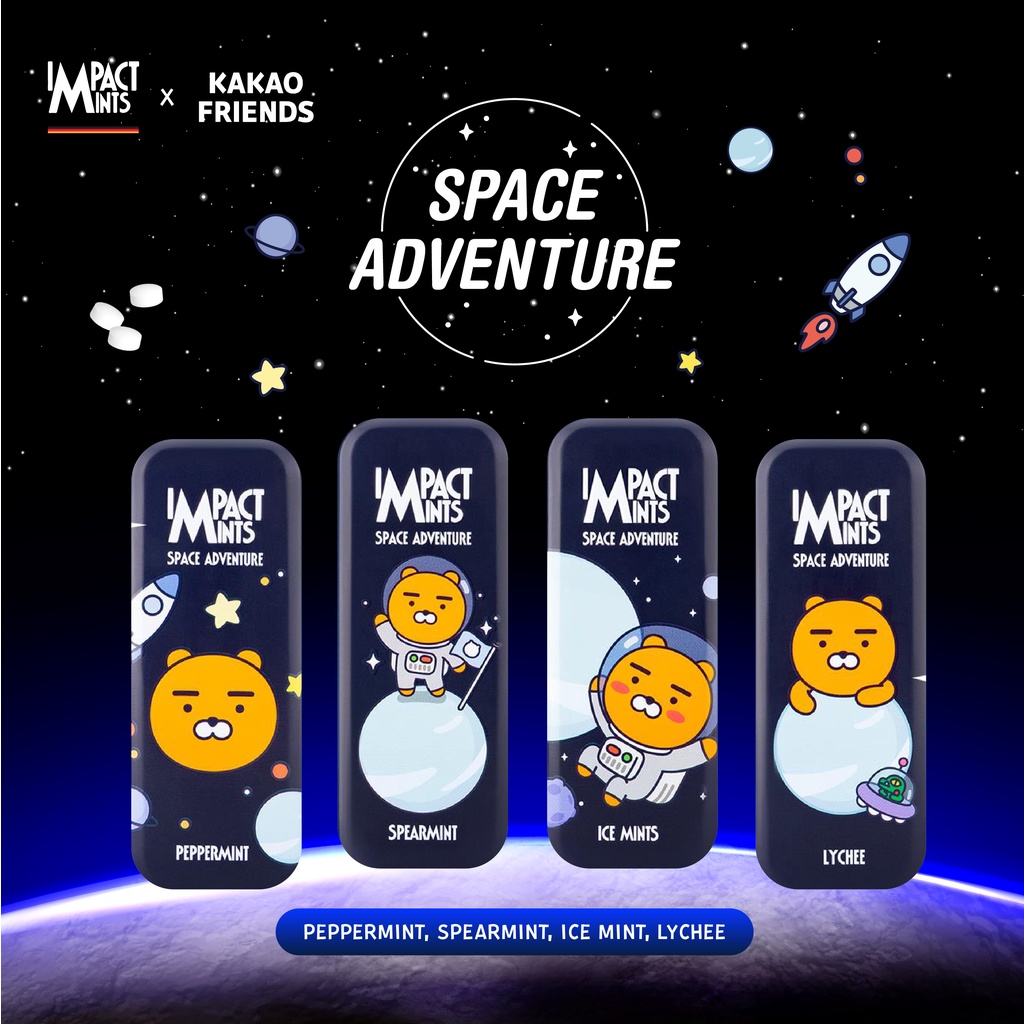 Impact Mints x Kakao Friends Space Collections 14g LIMITED EDITION ...