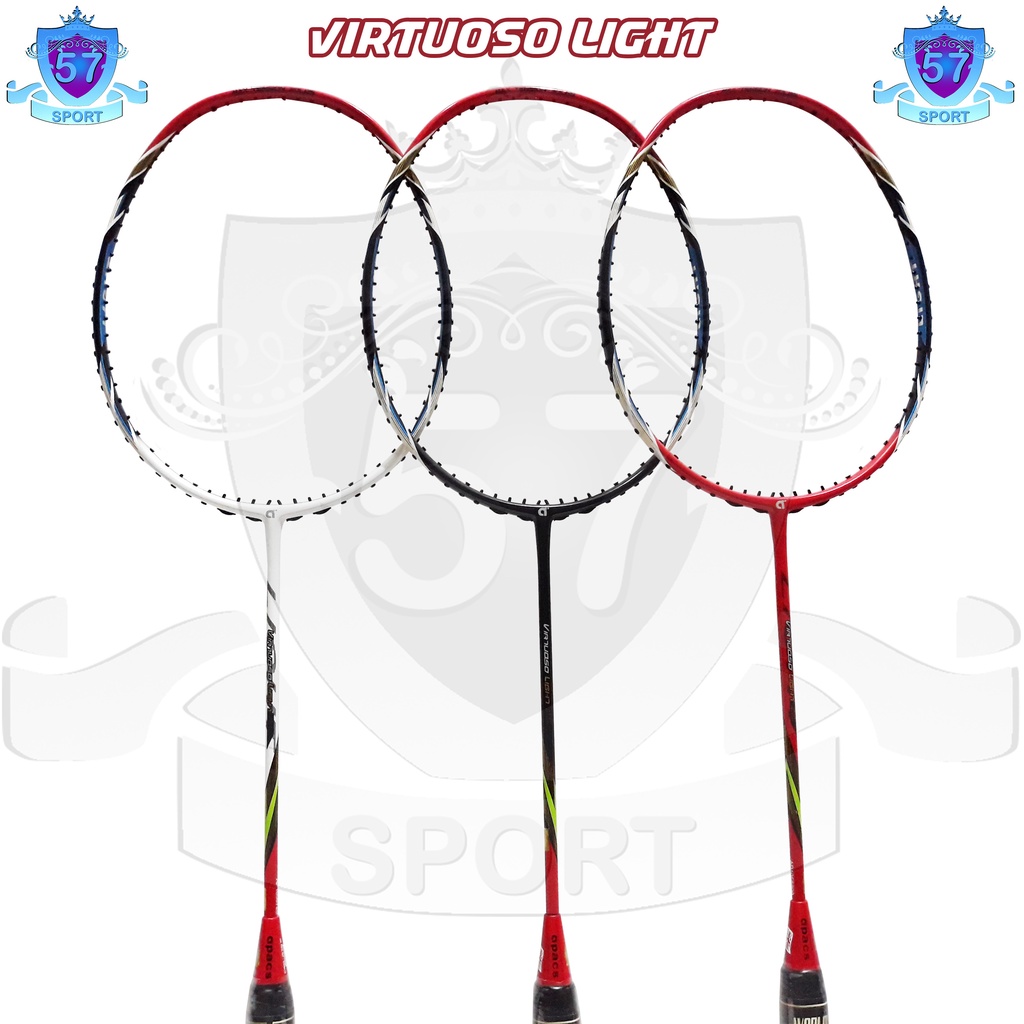Original Apacs Virtuoso Light Badminton Racket with Bonus Strings and ...