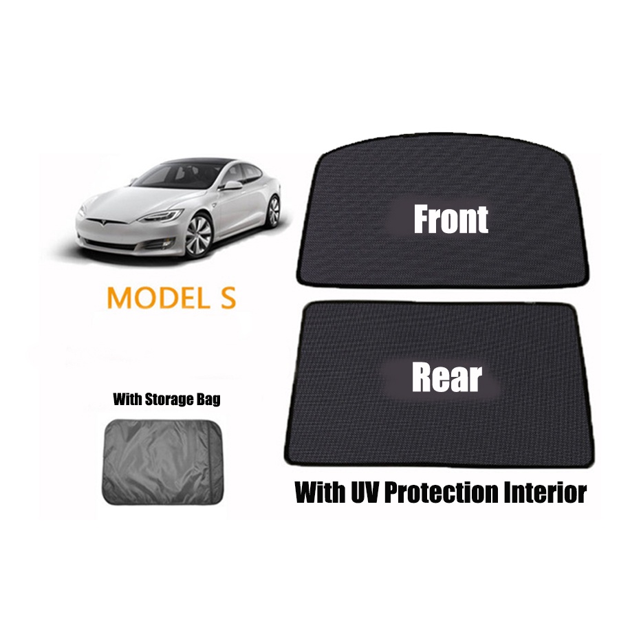 Car Glass Roof Sunshade For Tesla Model S Front Rear Sunroof Windshield