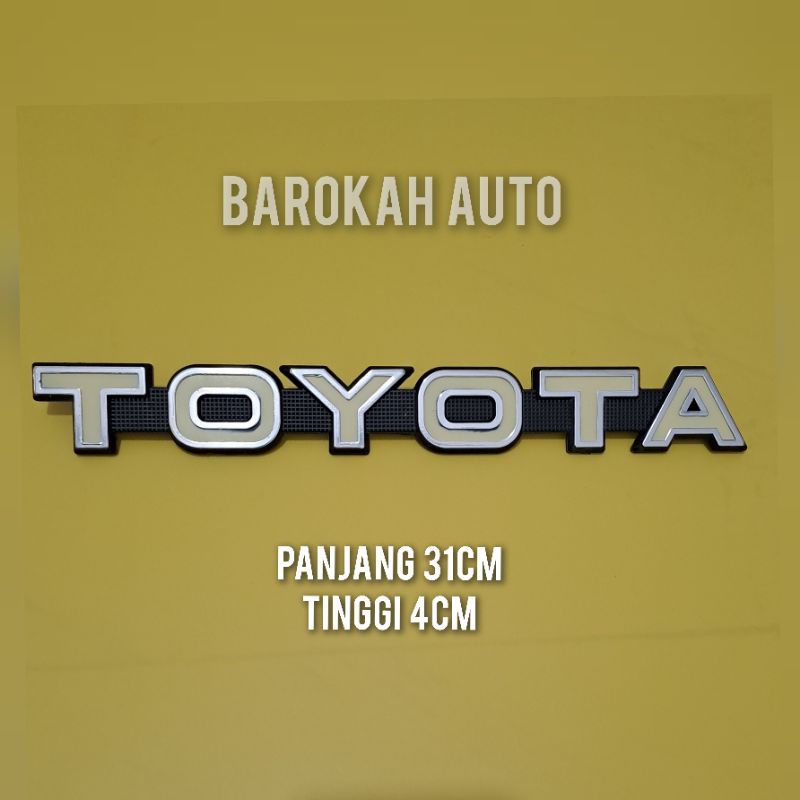 Toyota hartop emblem in the front of the grill | Shopee Malaysia