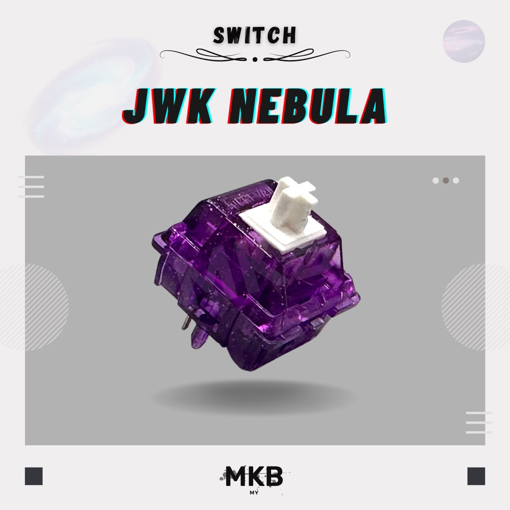 [READY STOCK] JWK Nebula 62g Linear Switches Switch for Mechanical or