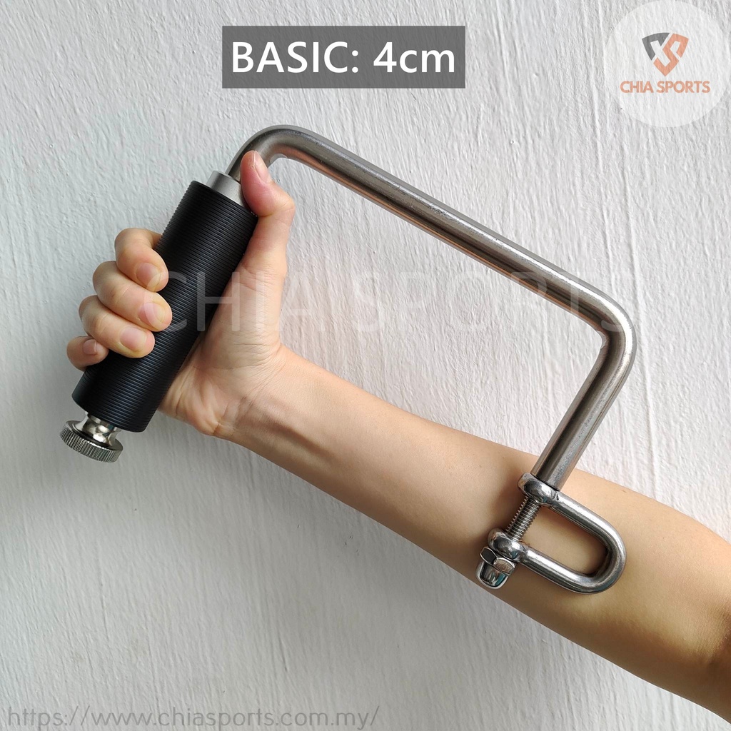 S/S Arm Wrestling Handle 4cm Fat Grip Wrist Training Equipment Forearm