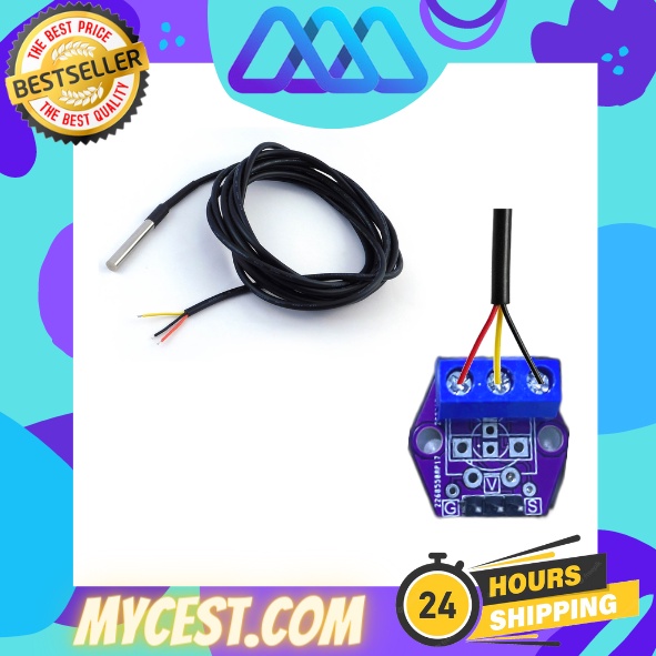 Arduino Water Proof DS18b20 Temperature Sensor Probe | Shopee Malaysia