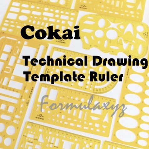 COKAI Technical Drawing Template Ruler - Architectural Engineering ...