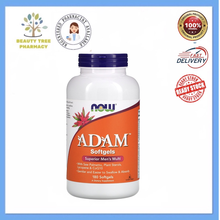 Now Foods ADAM Superior Men's Multi 180 Softgels | Shopee Malaysia