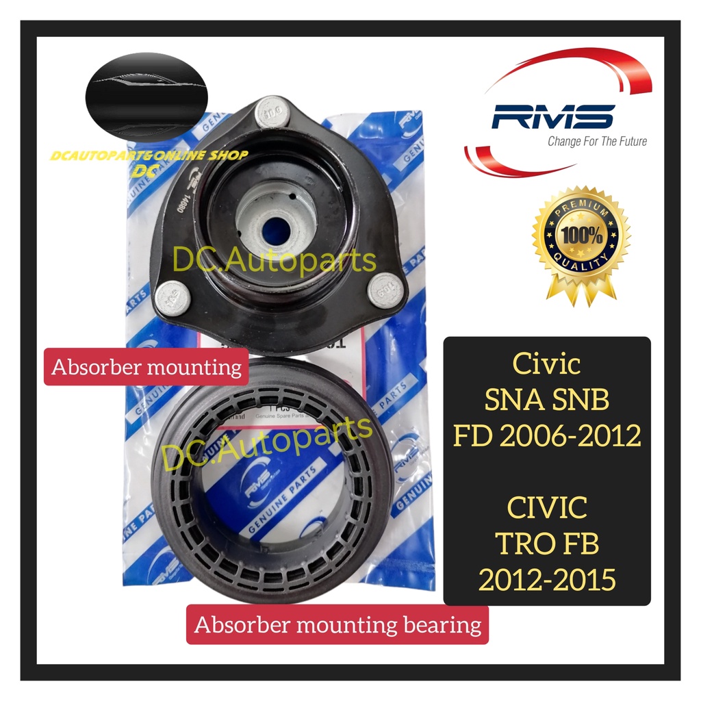 RMS ABSORBER MOUNTING / BEARING HONDA CIVIC SNA SNB 1.8 2.0 FD TRO FB