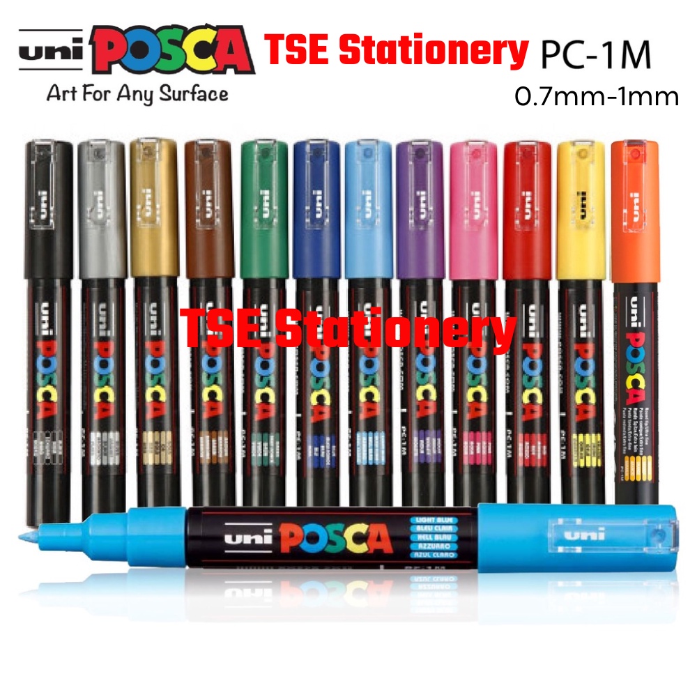 Posca Water Based Paint Marker PC1M Art and Painting PC1M Uni Shopee Malaysia