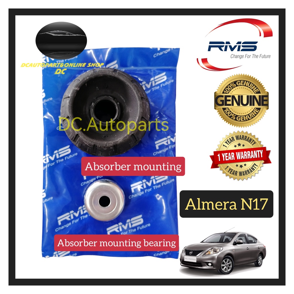 RMS ABSORBER MOUNTING / BEARING NISSAN ALMERA 1.5 N17 ( FRONT / DEPAN ...