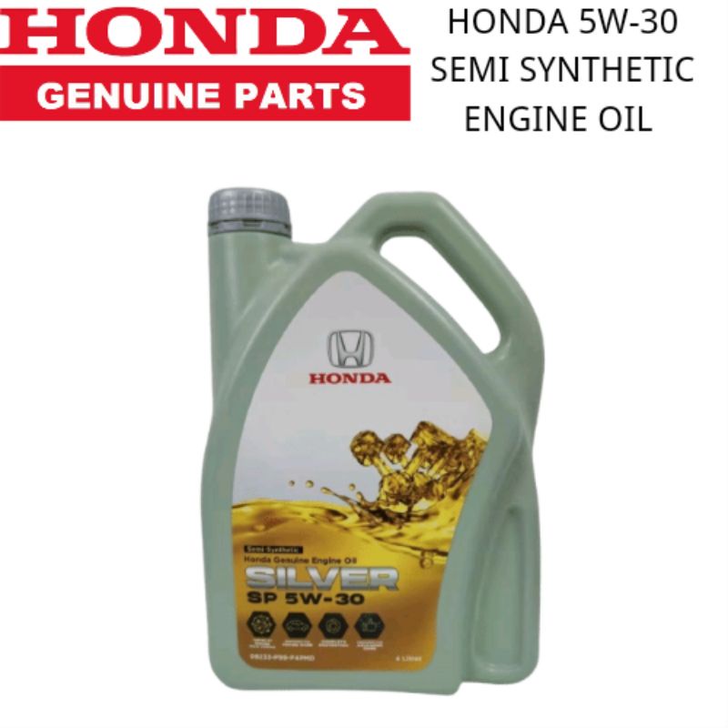 HONDA 5W-30 SEMI SYNTHETIC ENGINE OIL 4L | Shopee Malaysia