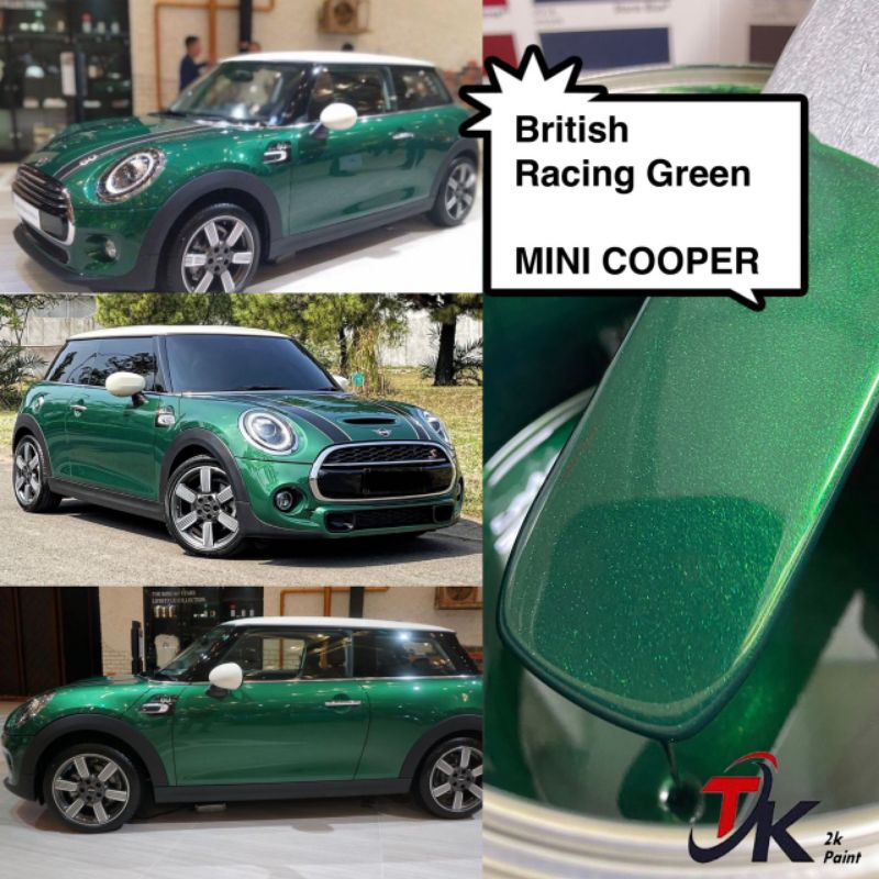 BRITISH RACING GREEN IVWC3B** MINI COOPER 2K PAINT/FAST DRY/CAR