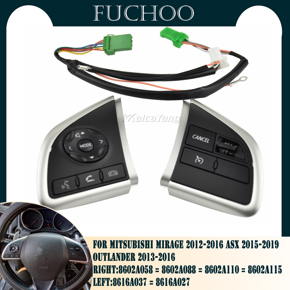 For Mitsubishi L200 Xpander Outlander ASX Mirage G4 Eclipse Cross Steering Wheel Switch Cruise