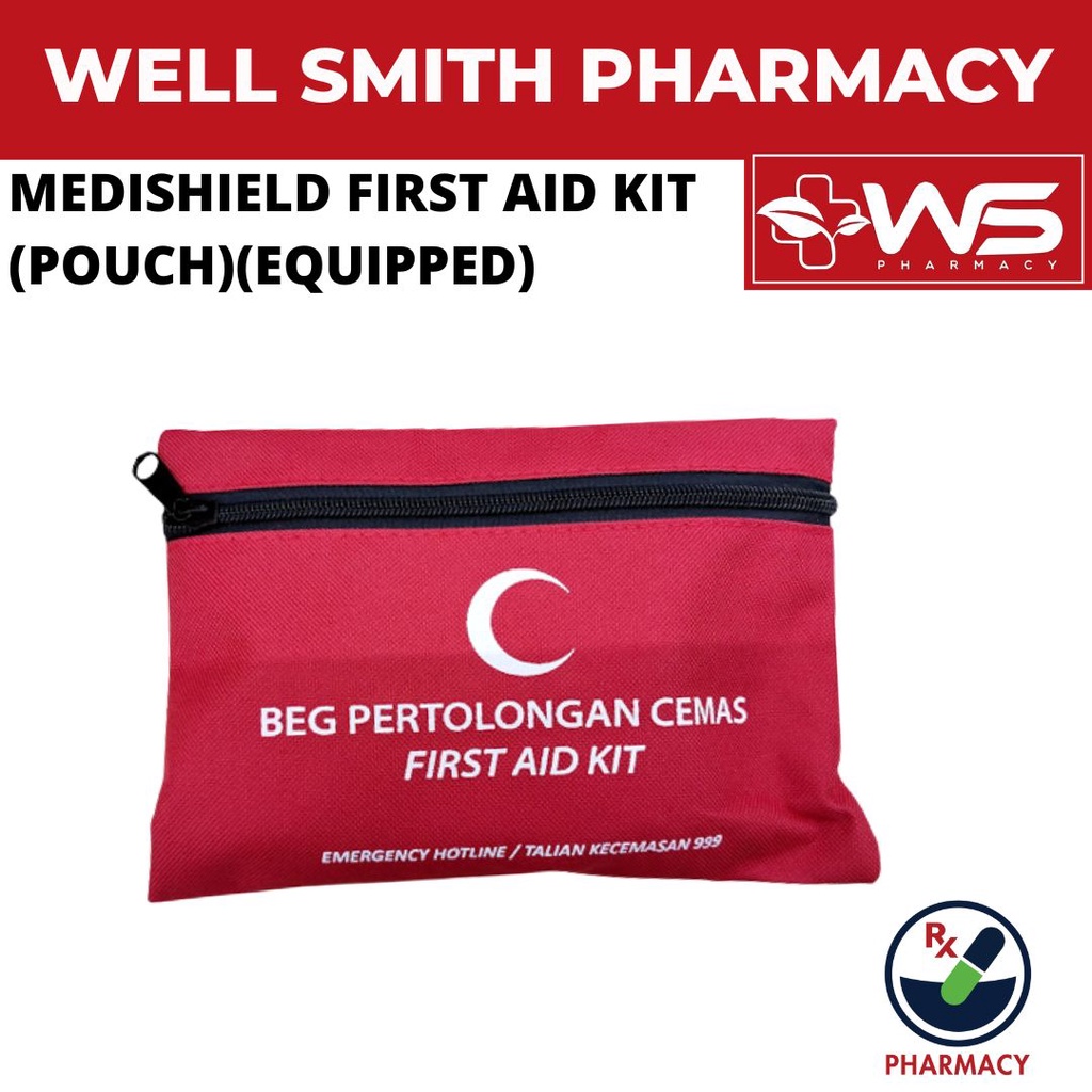 MEDISHIELD FIRST AID KIT (POUCH)(EQUIPPED) | Shopee Malaysia