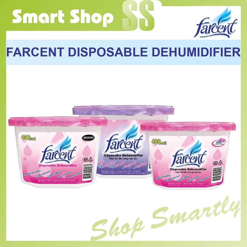 Farcent Dehumidifier Disposable Rose Lavender Charcoal Deodorizer Anti