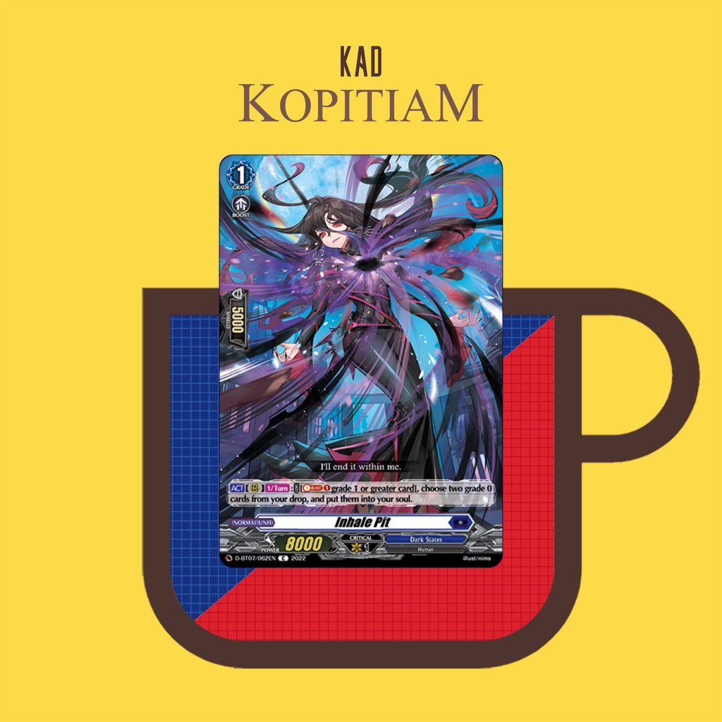 Cardfight Vanguard OverDress D-BT07 EN Dark States (C) | Shopee Malaysia