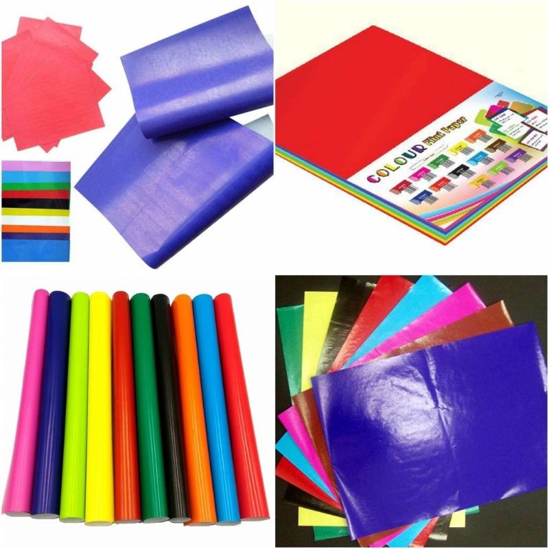 Colour Flint paper / kertas warna / origami 20 x 25" Mix Colours 50 /