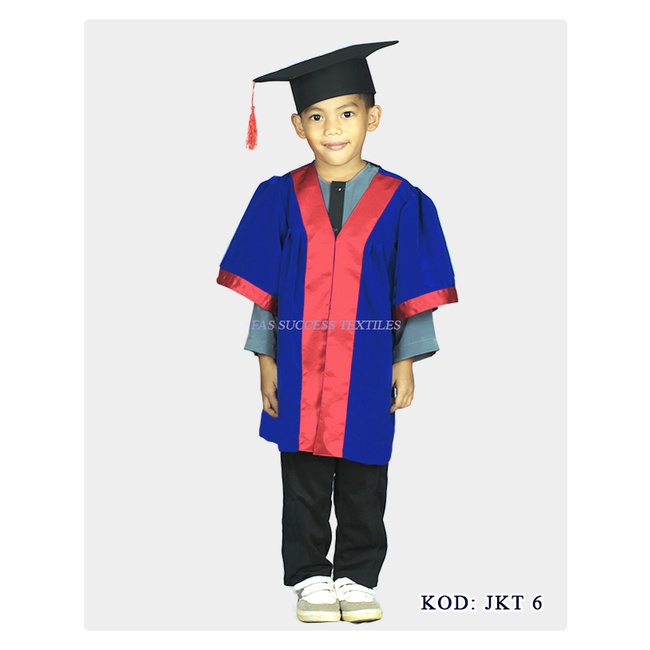 Jubah Konvo Graduasi Full Satin Sekolah Menengah Shopee Malaysia