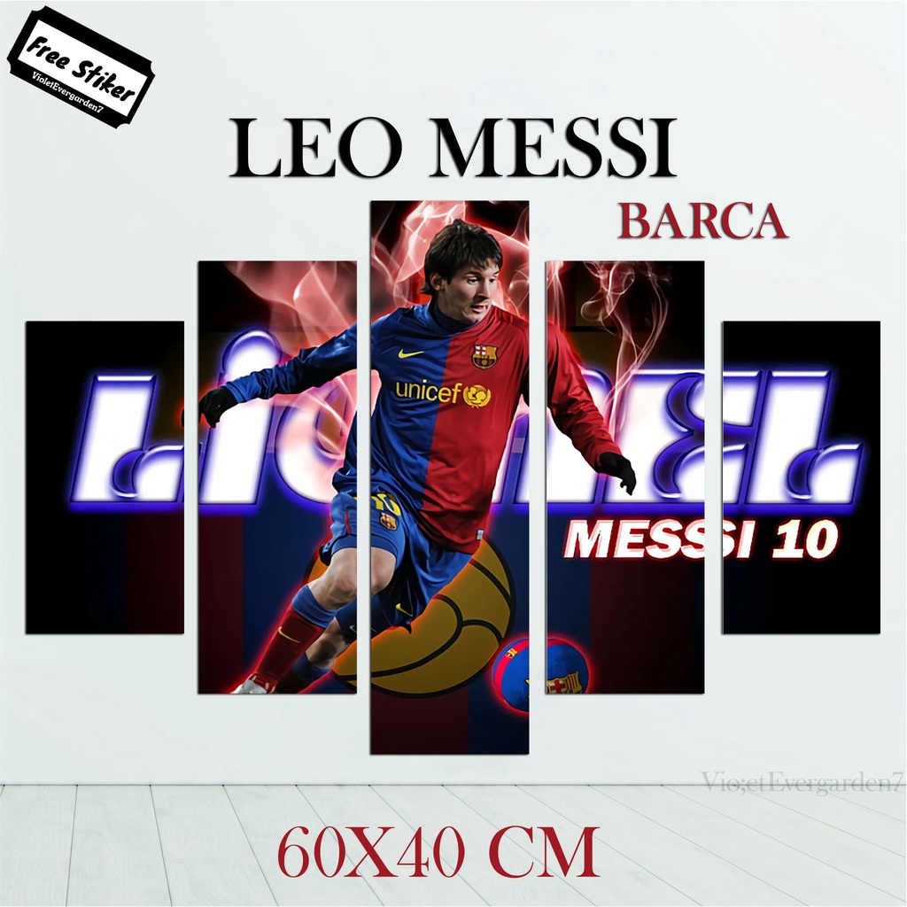 HIASAN DINDING Lionel MESSI Paste POSTER/ AESTHETIC Room Wall ...