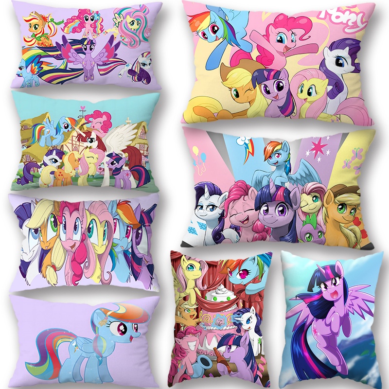 My Little Pony Cute Cartoon Side Printed Polyester Rectangular Bedroom ...